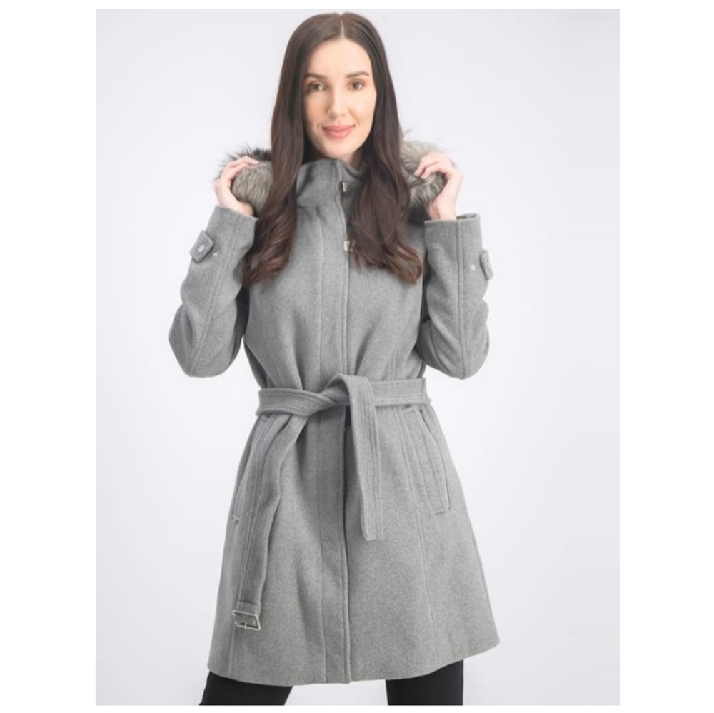 NEW! Calvin Klein Wool Coat - Picture 16 of 16